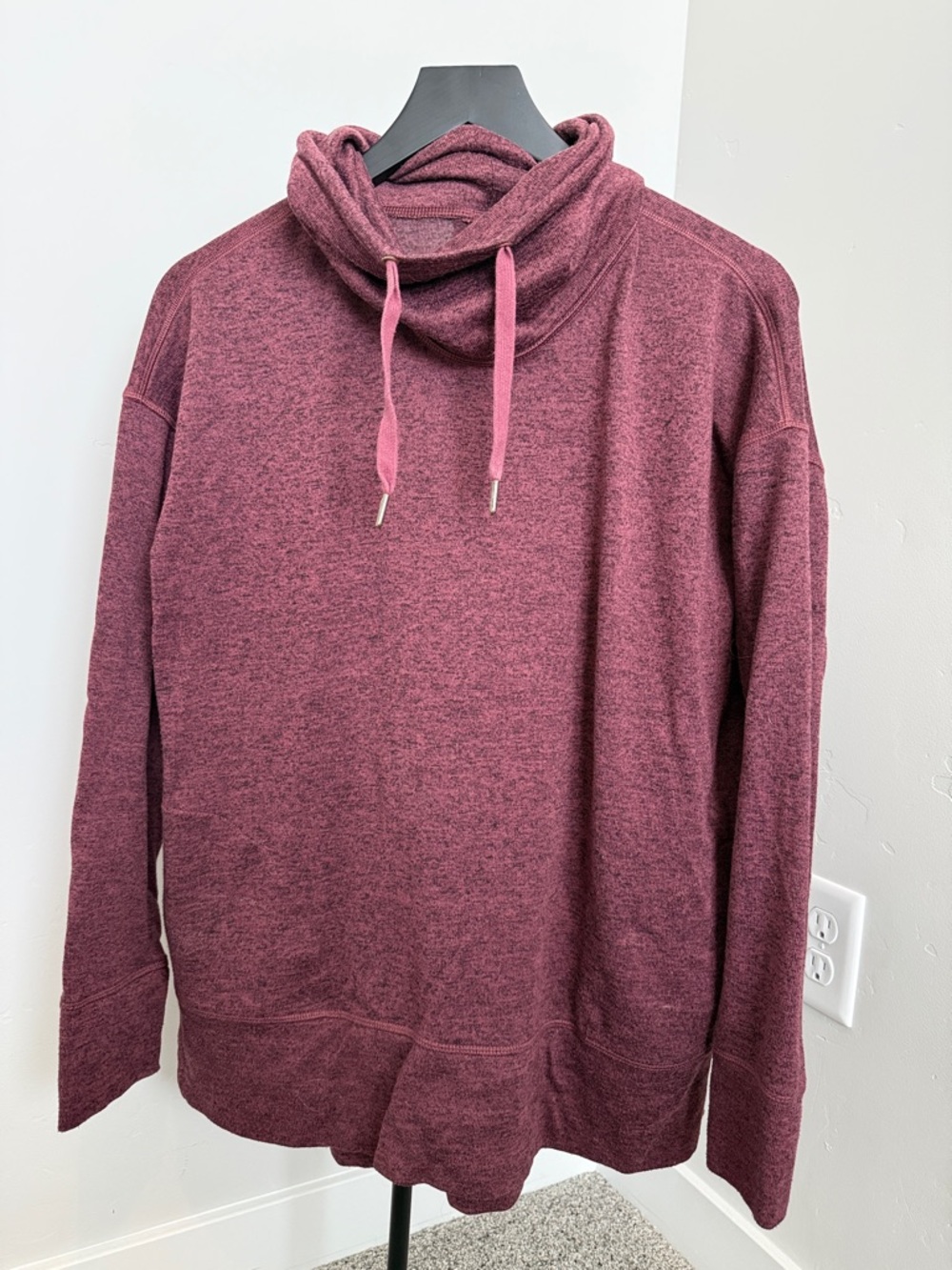 Old Navy Active Burgundy Funnel Neck Pullover